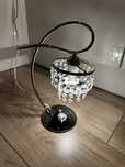 Lampa stołowa DIANA glamour z kryształkami