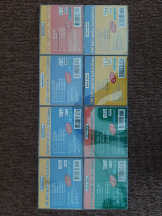 8 CD-ROMS DN Informática Instantânea (selados)