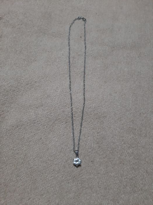 Colar com zirconia 925 prata