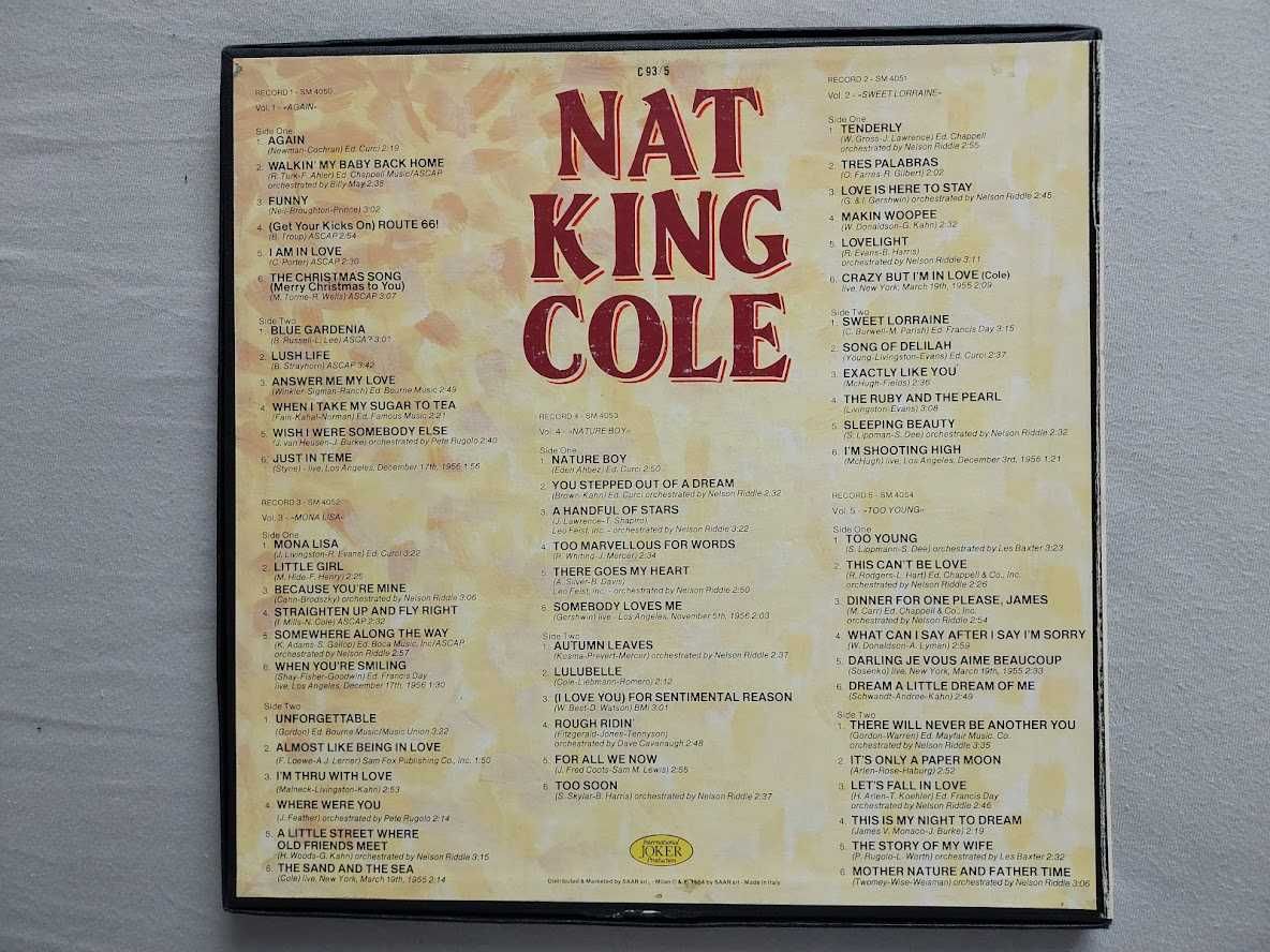 Box Winylowy Nat King Cole Joker 5 LP