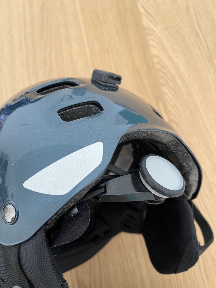 Kask na rower BTWIN 500 rozmiar L (miejski, orzeszek)