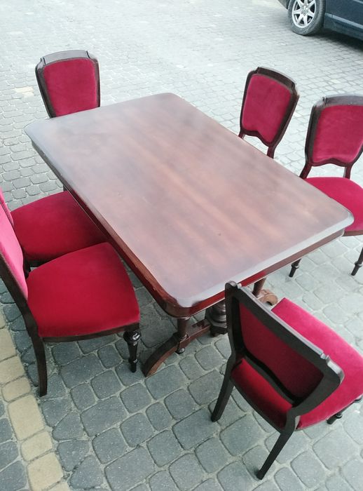 Stół używany i 6 k po renowacji
