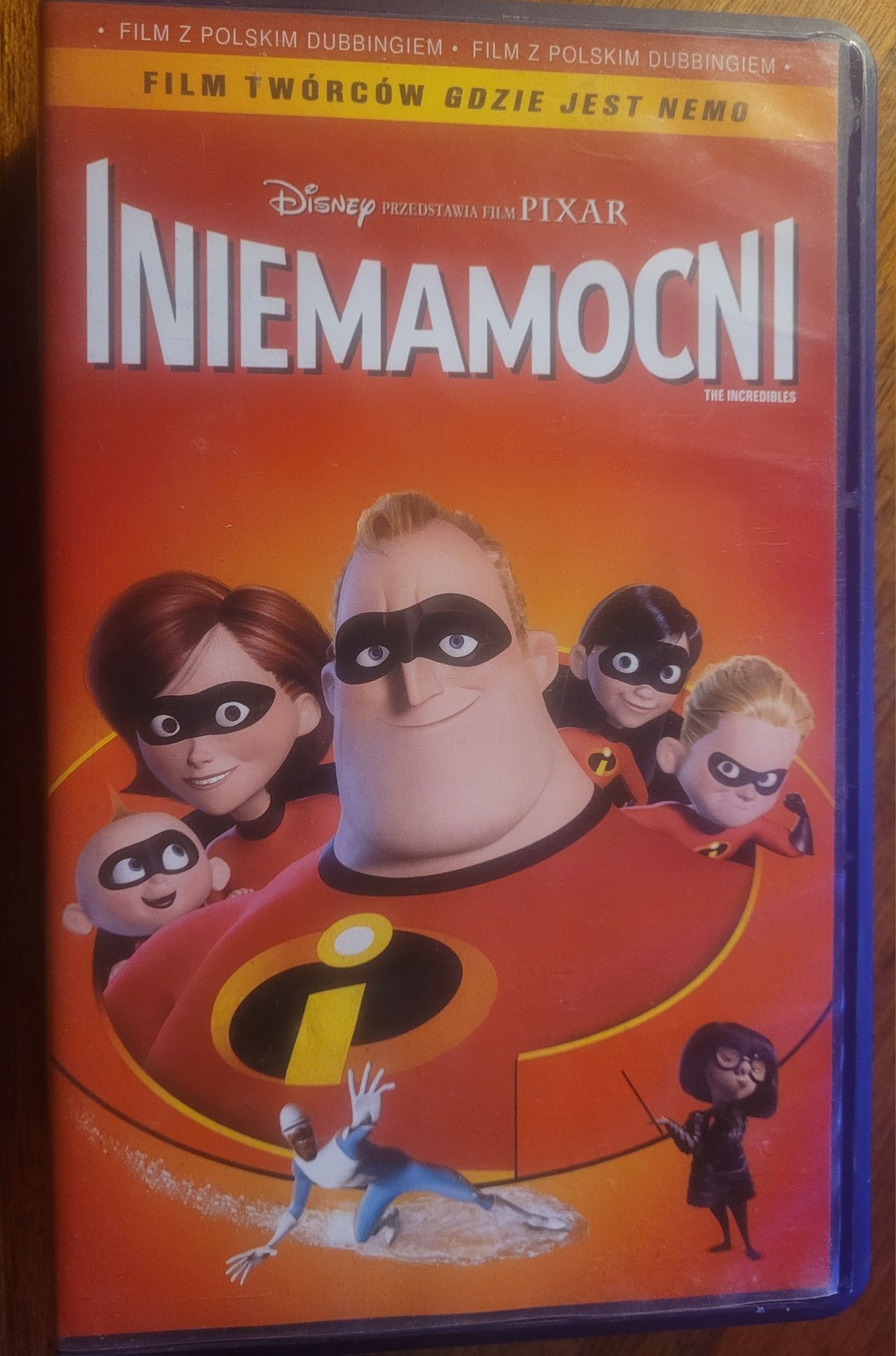 VHS Iniemamocni 2003 Pixar /Disney Dubbing PL