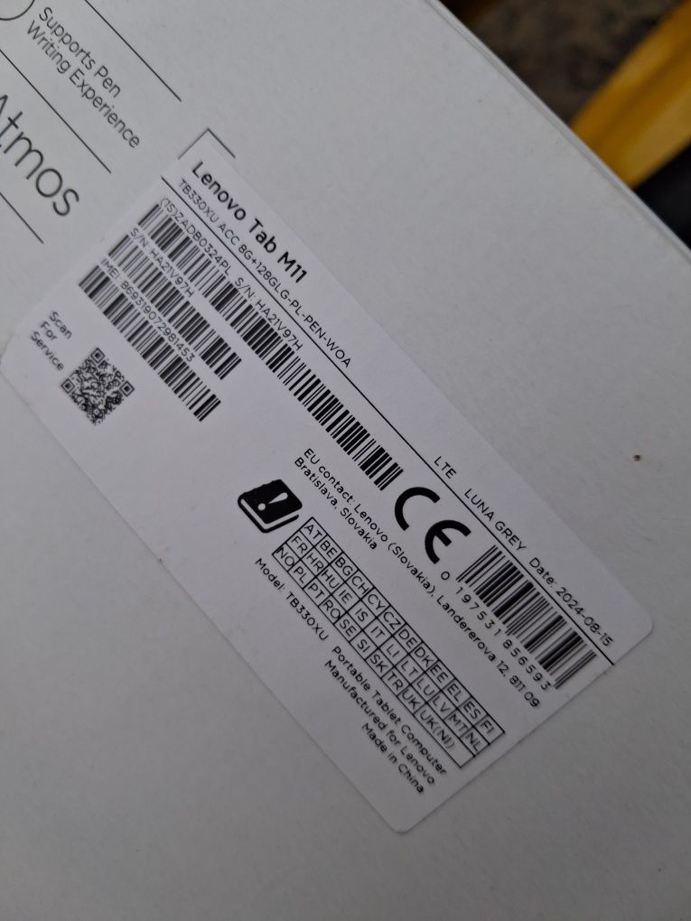 Tablet Lenovo Tab M11 Ram 8GB