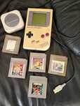 Game Boy mais 5 jogos e adaptador de 4 jogadores