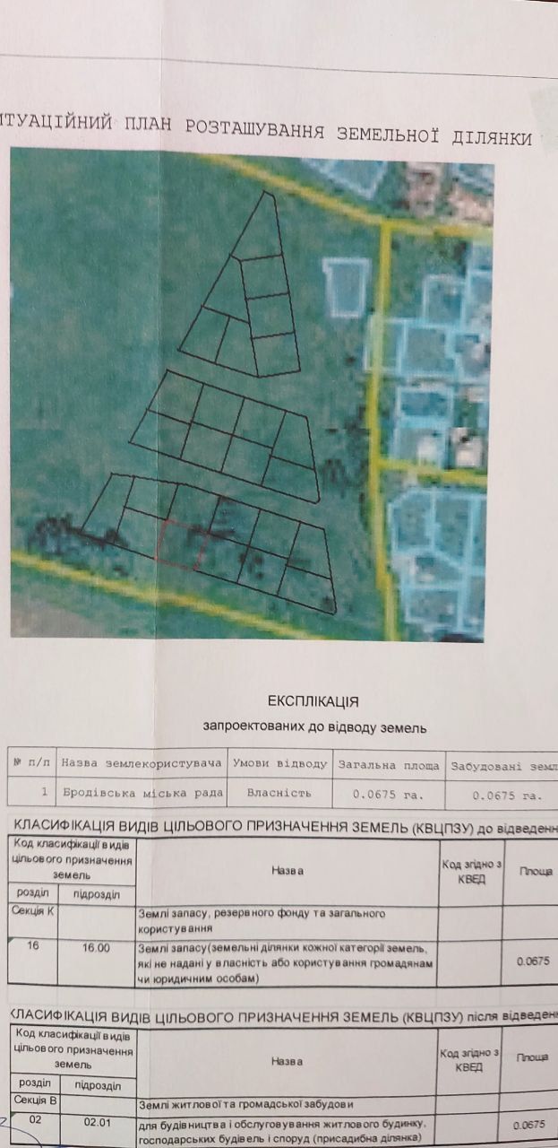 Земельна ділянка під забудову