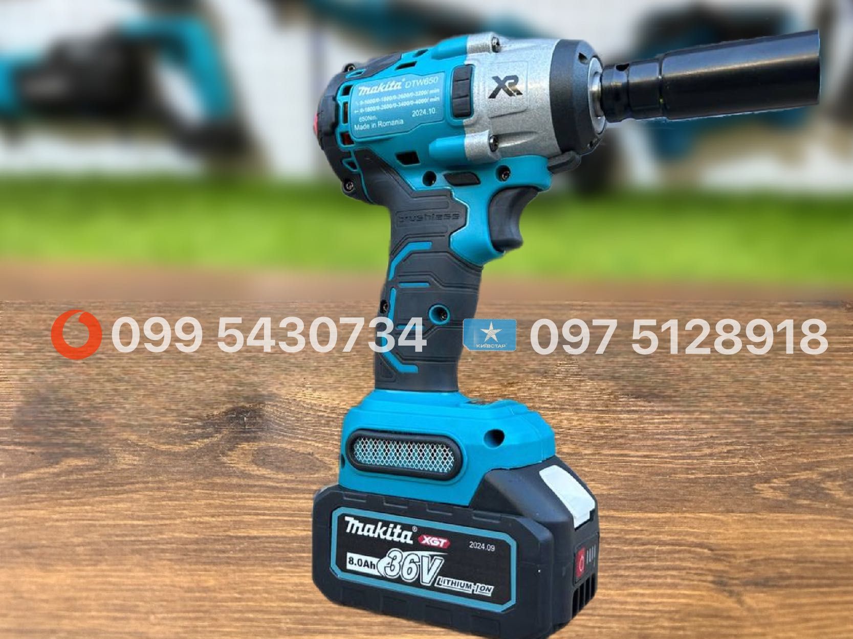 Набір 2/1 Makita Шуруповерт DHP485BL +  Гайковерт DTW650BL 36V 8Ah
