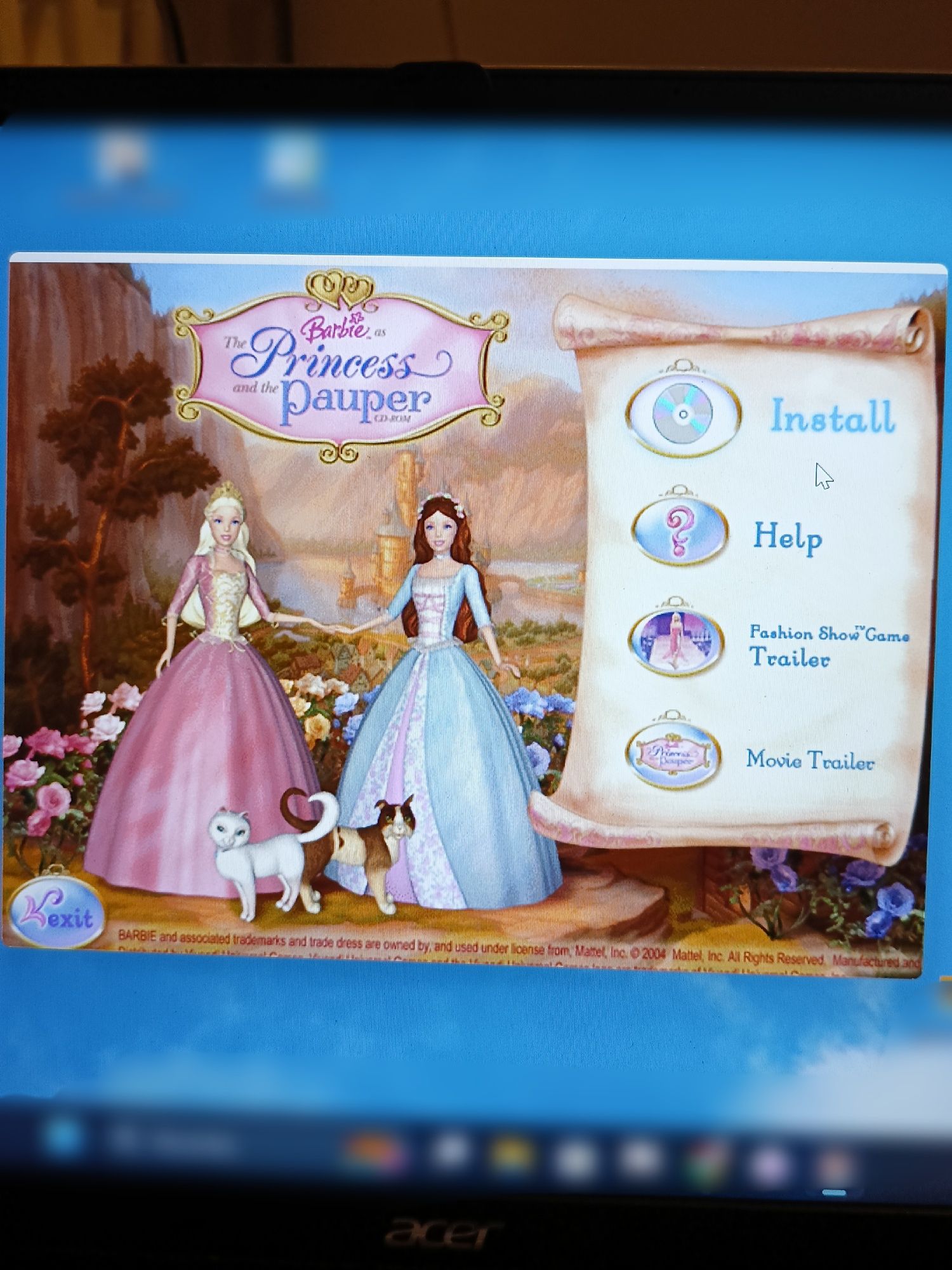 Barbie jako Księżniczka i Żebraczka wersja angielska