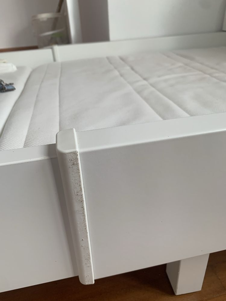 Cama extensivel Ikea Busunge + colchão de espuma