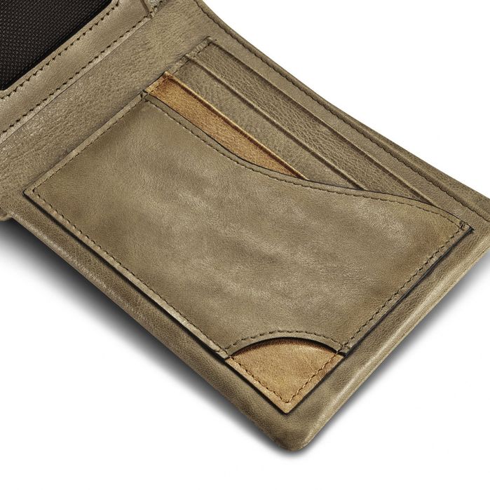 Portfel Skórzany Icarer Khaki
