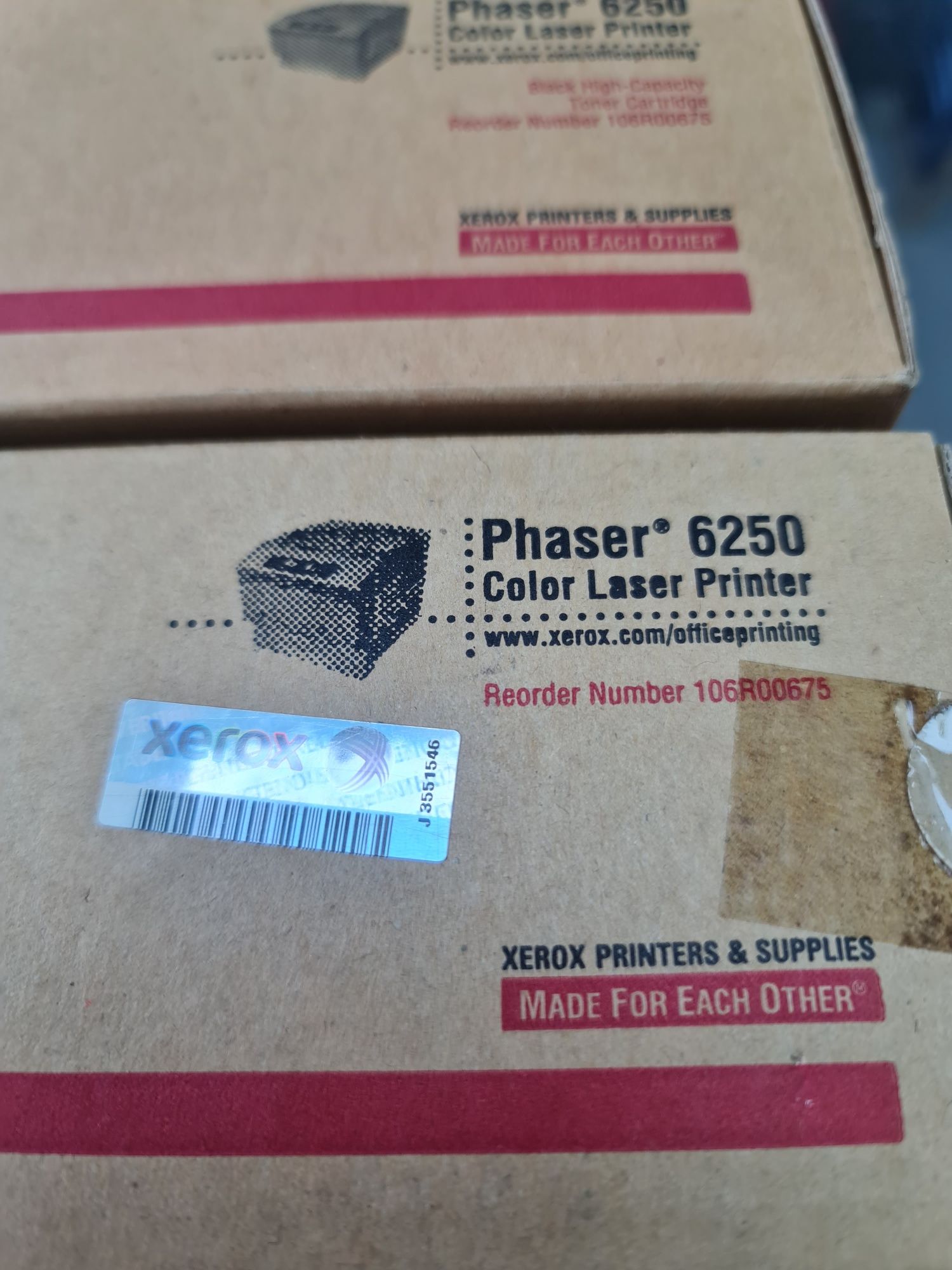 Conjunto Toner Xerox Phaser 6250