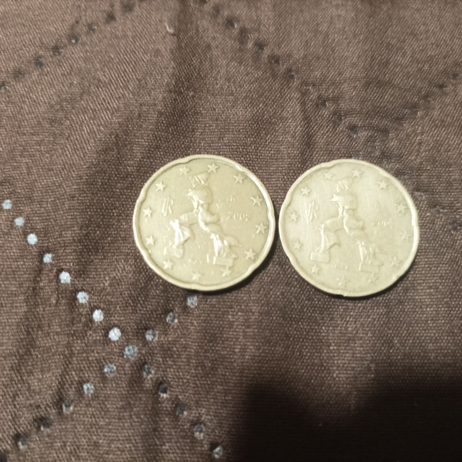 Moedas de 20 cêntimos