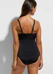 B.P.C top tankini czarny z poliamidu z recyklingu ^46