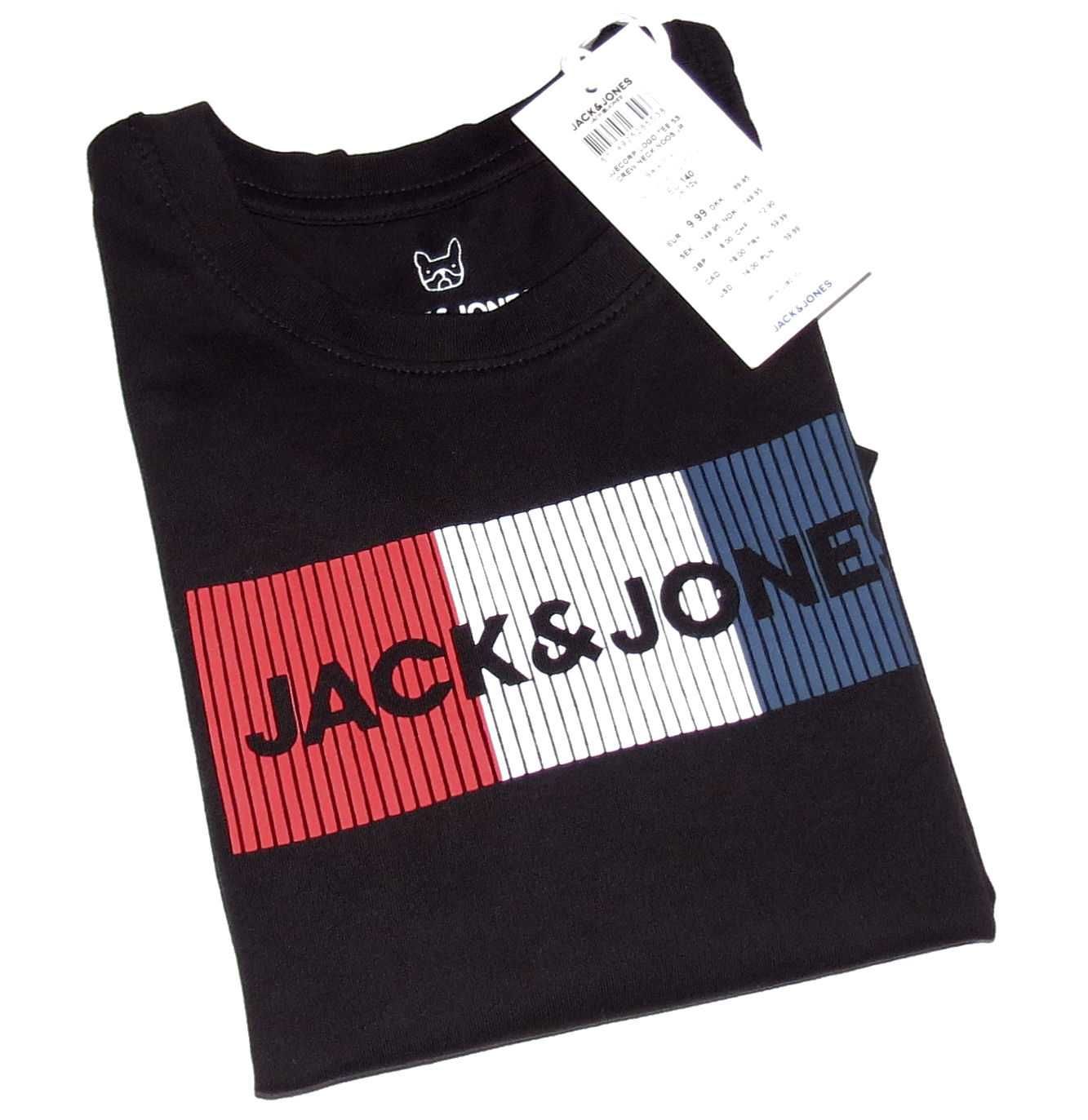 koszulka T-shirt chłopięcy Jack Jones JJECORP LOGO TEE 140 8 10 lat