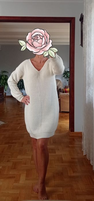 Sweter dlugi sukienka tunika rozm M Medicine