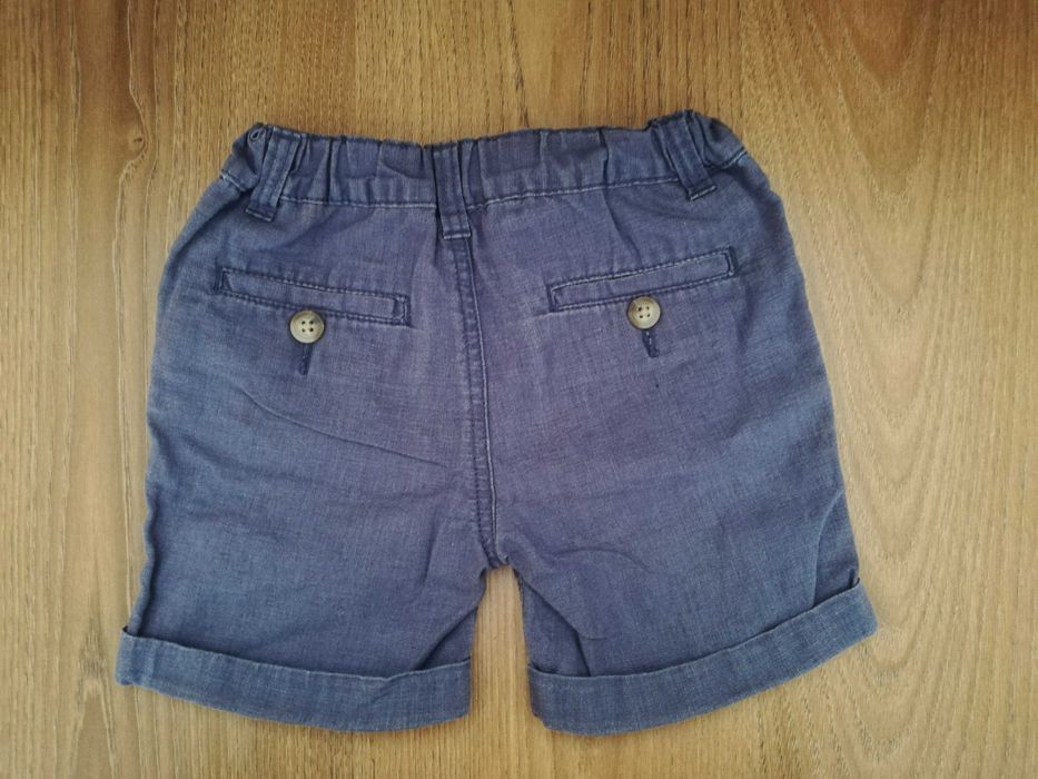 Spodenki dziecięce len + bawełna Matalan r. 18-24