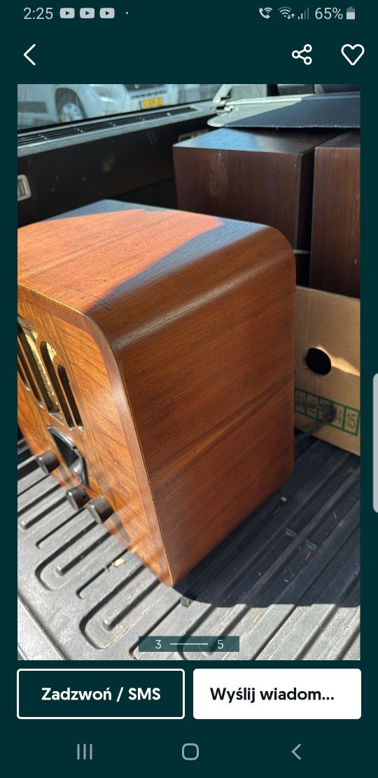 Z 1939 roku Sprawne Radio Philips Stan Kolekcjonerski