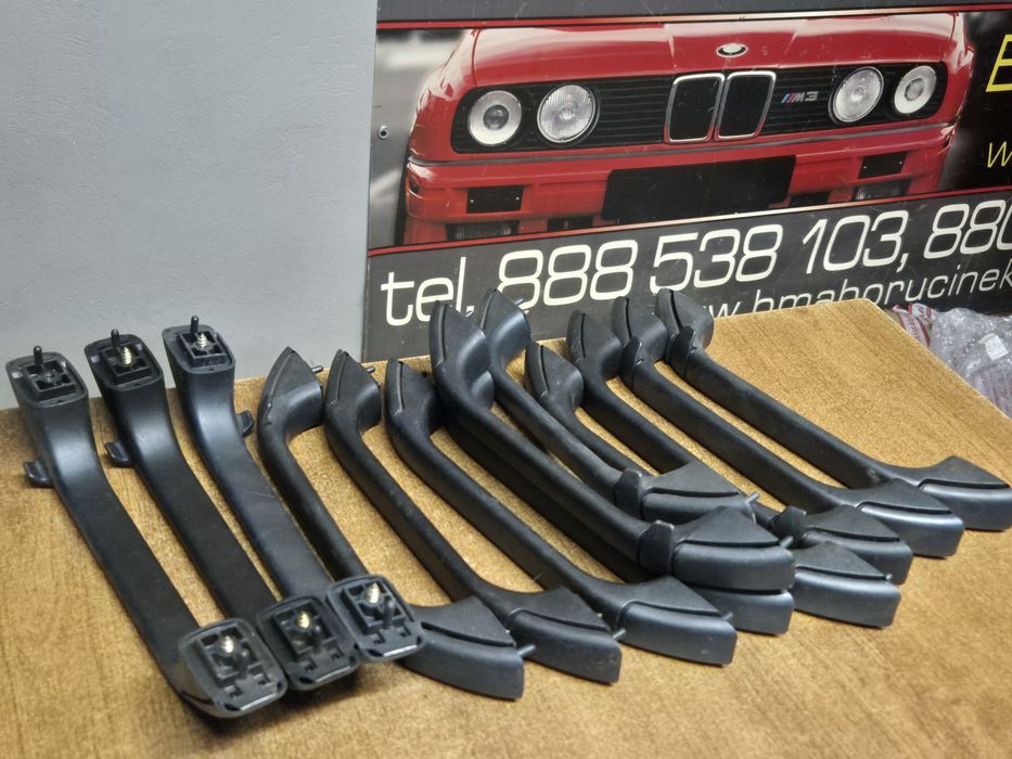BMW E36 Mpakiet Lampka Jupiter Środkowa Przednia Podsufitki Czarna Ory