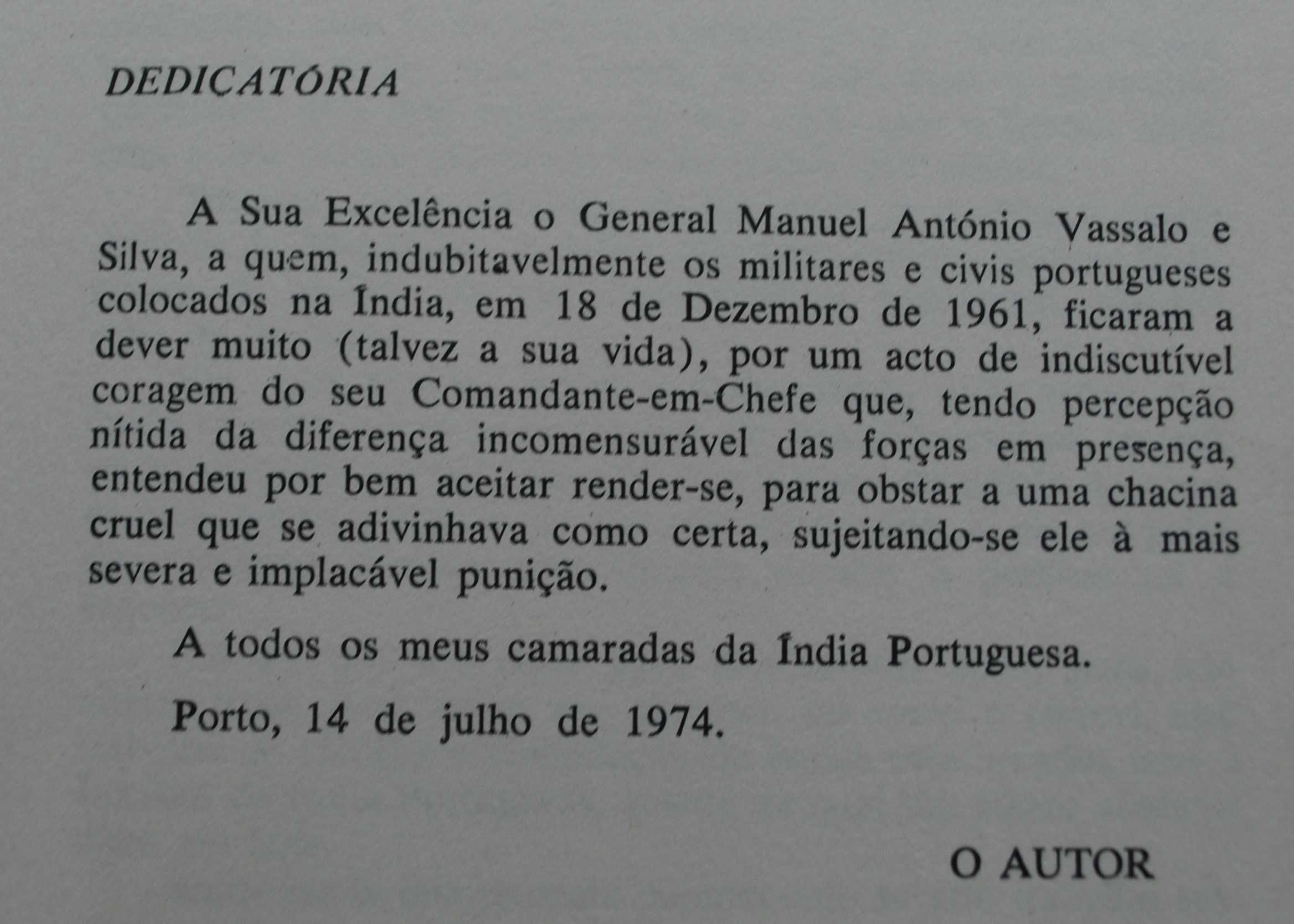 Invasão da Índia (Notas de Um Ex-Prisioneiro de Guerra) 1º Edição 1976