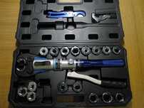 zaciskarka do rur hydrauliczna pex,stal,miedź Th U M V