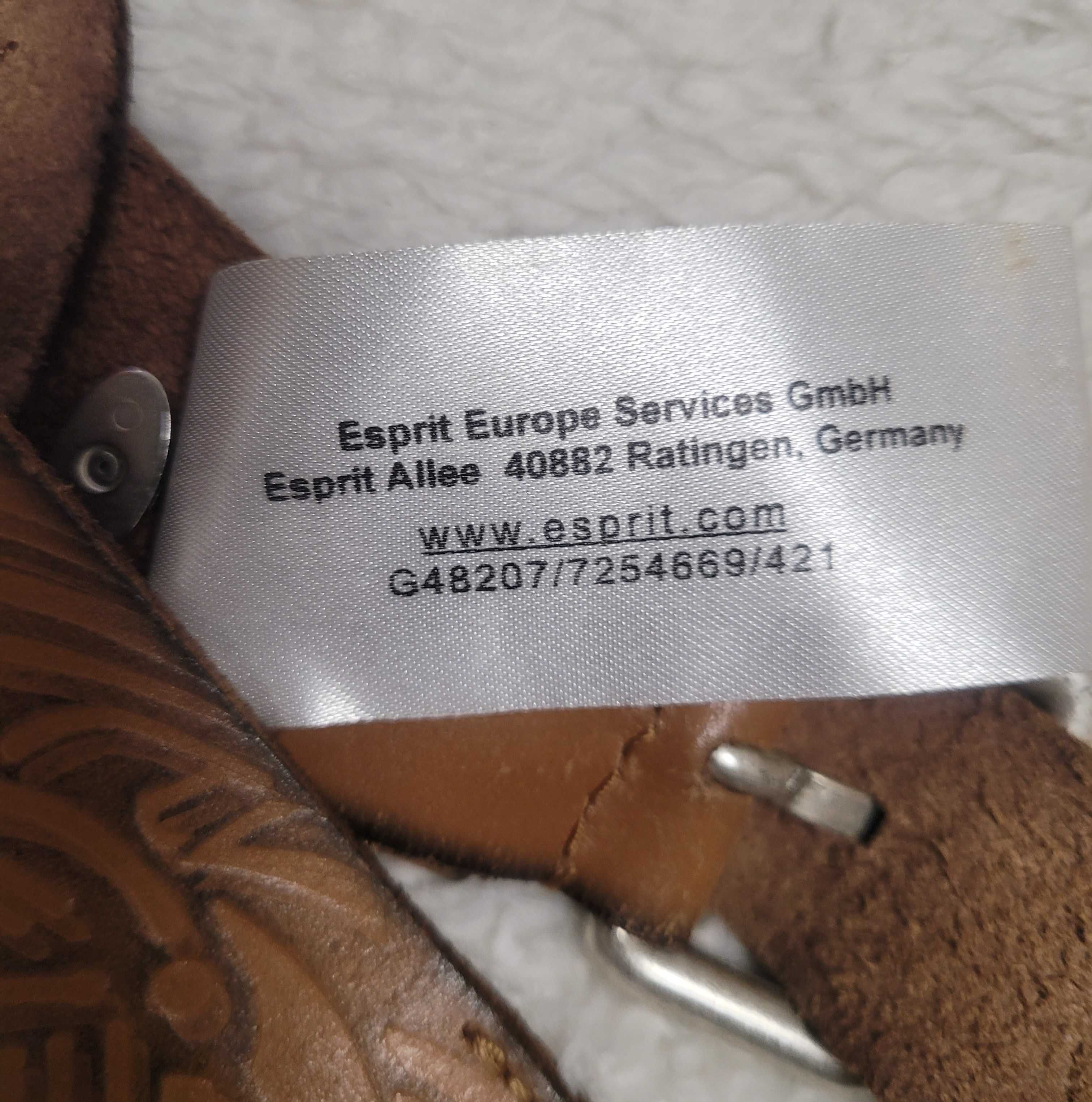 Продам кожаный широкий ремень, пояс, р.S, Esprit, Германия,100% кожа
