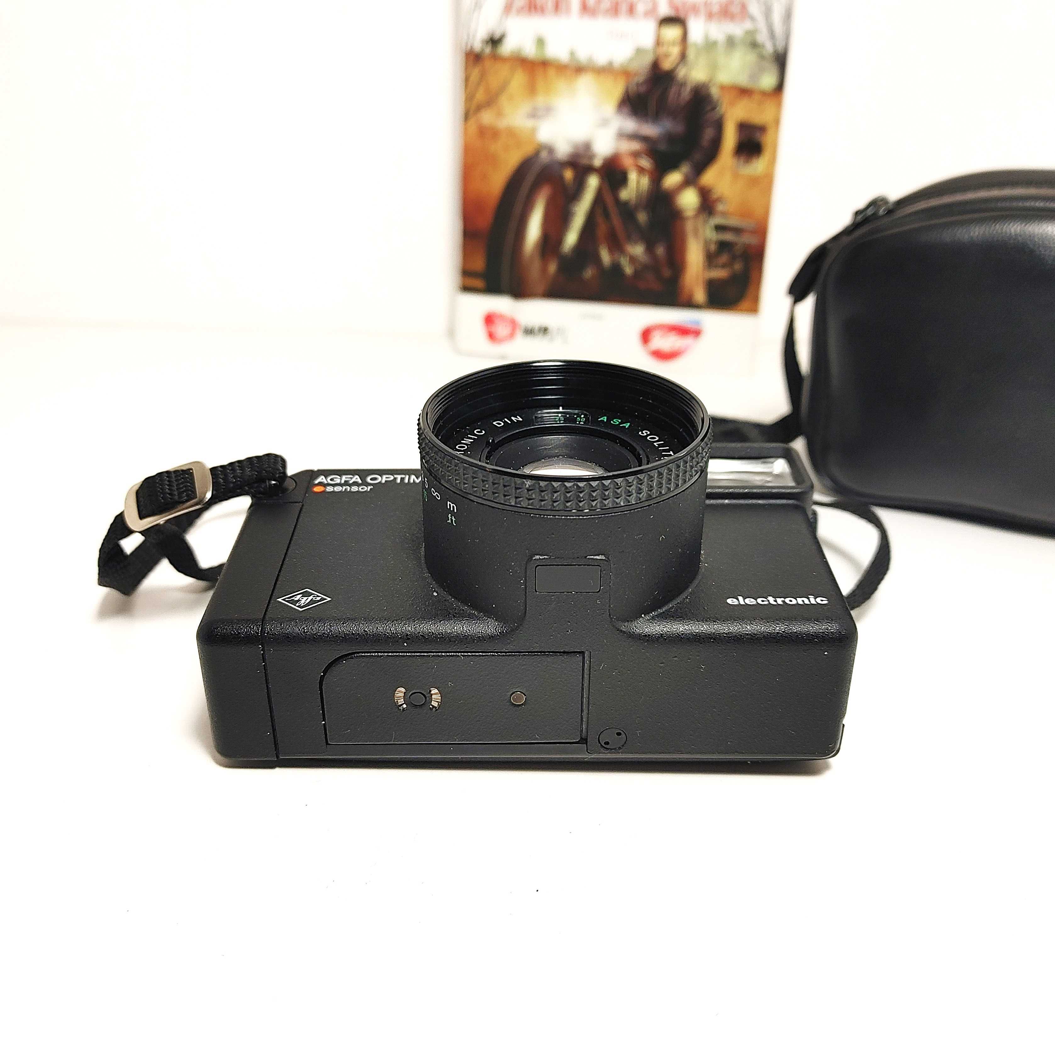 Aparat analogowy Vintage AGFA Optima Sensor Flash Electronic Cudo
