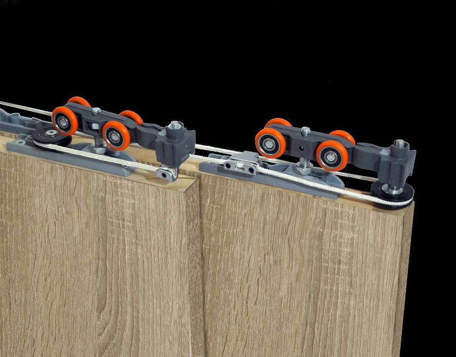 Телескопічна підвісна система для розсувних дверей DUCASSE INDUSTRIAL