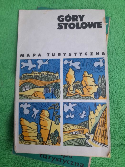 PRL Góry Stołowe mapa turystyczna wydanie 1983