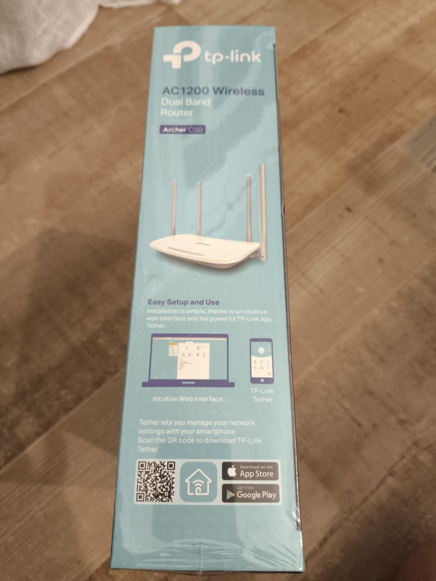 Router TP link ac1200 Archer C50 novo