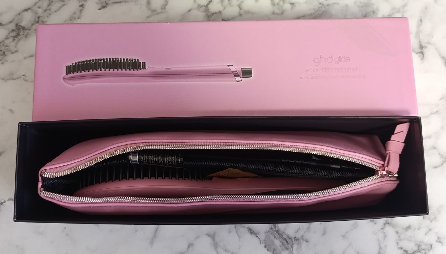 Ghd glide Pink - професійна електрична щітка для волосся, rosa glicine