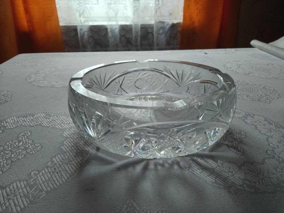 Popielniczka kryształ PRL