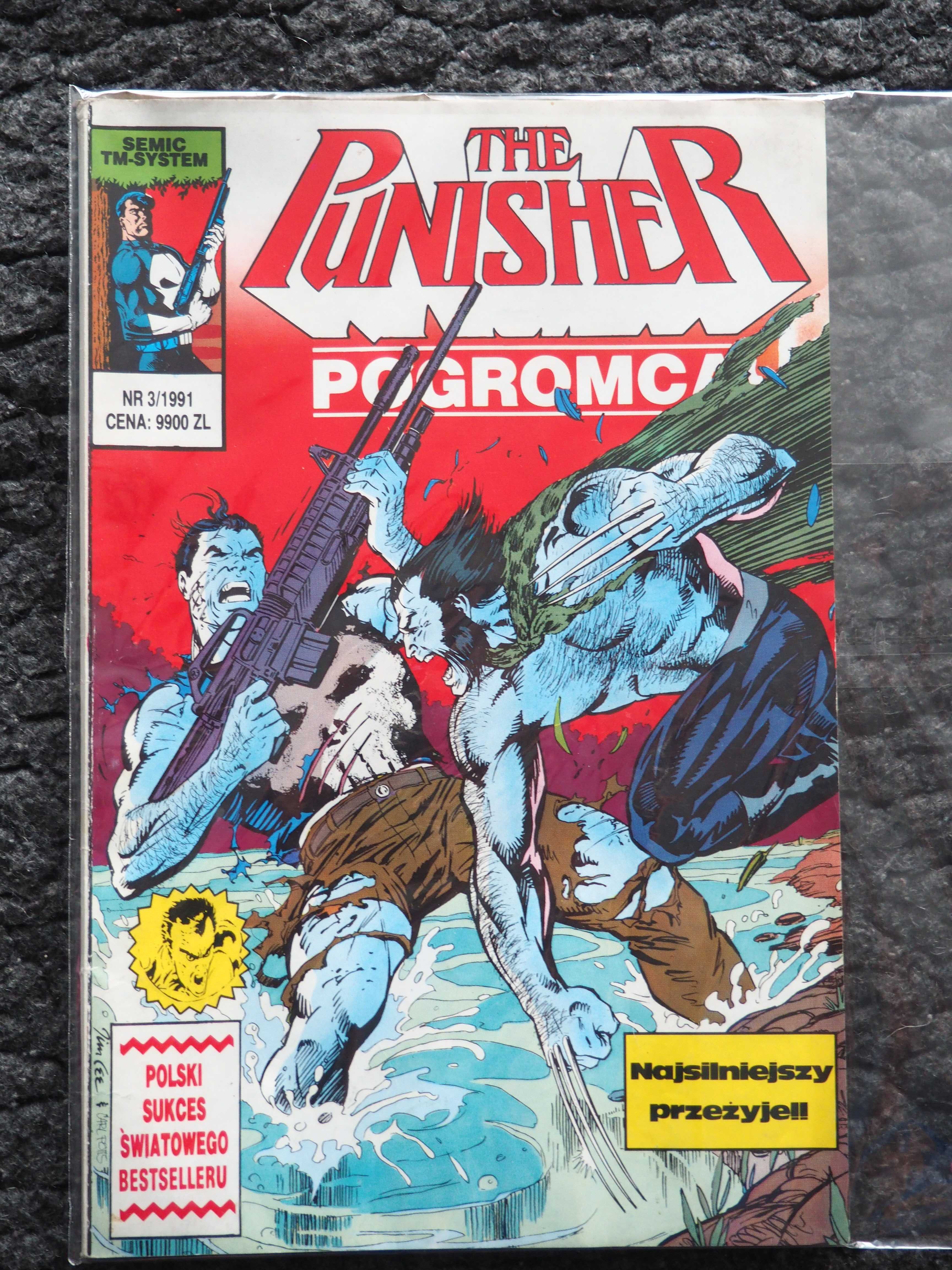 Komiks TM-Semic, The Punisher, 3 1991 stan bdb