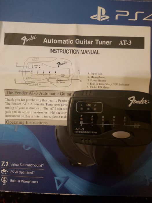 Afinadores  Fender AT - 3 -  Automatic Guitar Tuner