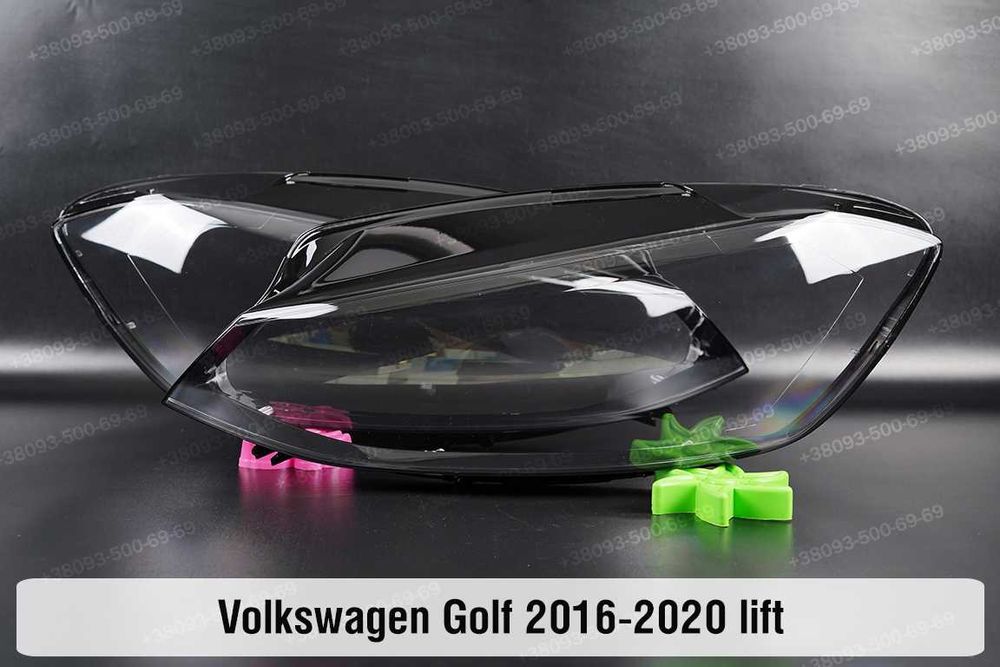 Скло корпус VW Golf 4 5 6 7 8  Гольф фара Volkswagen стекла Фольц