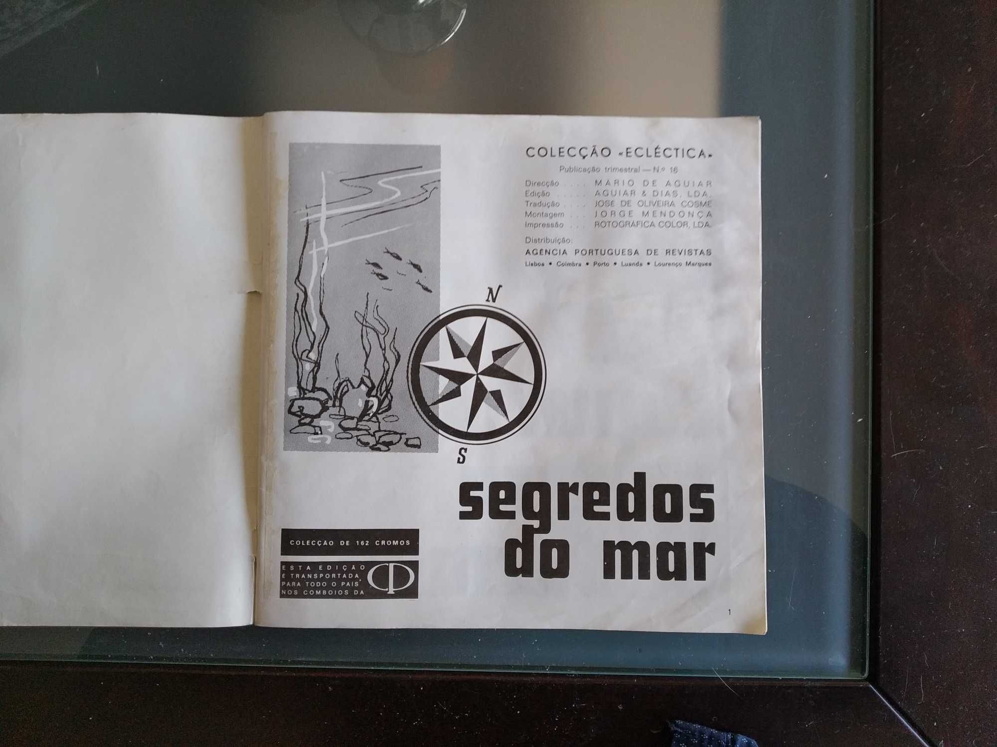 Caderneta Cromos Segredos do Mar Agência Portuguesa de Revistas APR