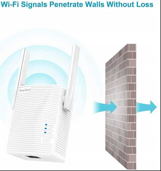 Wzmacniacz sygnału WiFi 1200 Mb/s BrosTrend AC1200