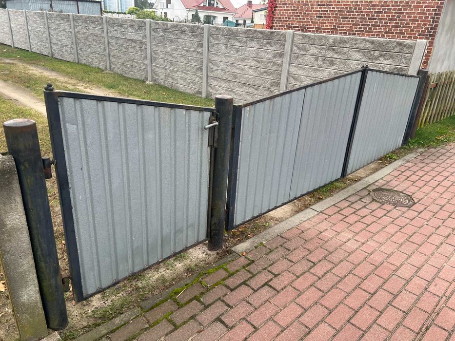 Brama, ogrodzenie, furtka.
