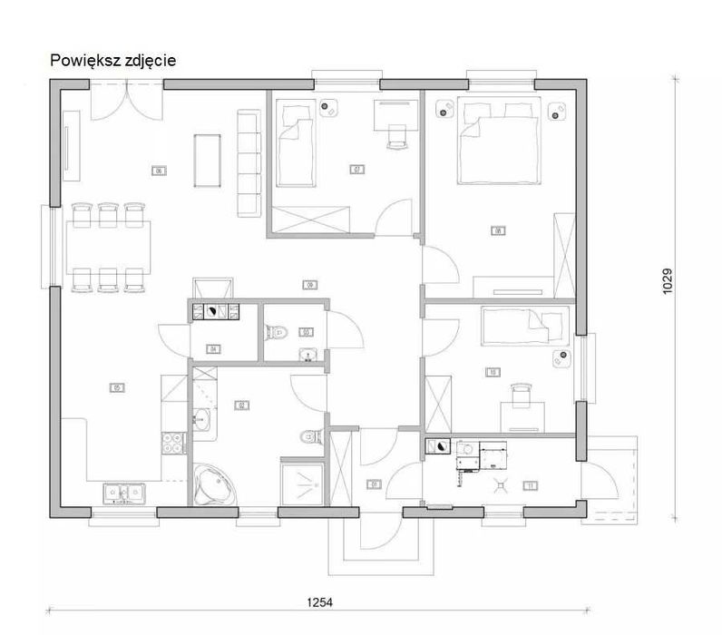 Słońsko Dom 110m2 surowy zamknięty + ocieplenie. Działka 802m TANIO