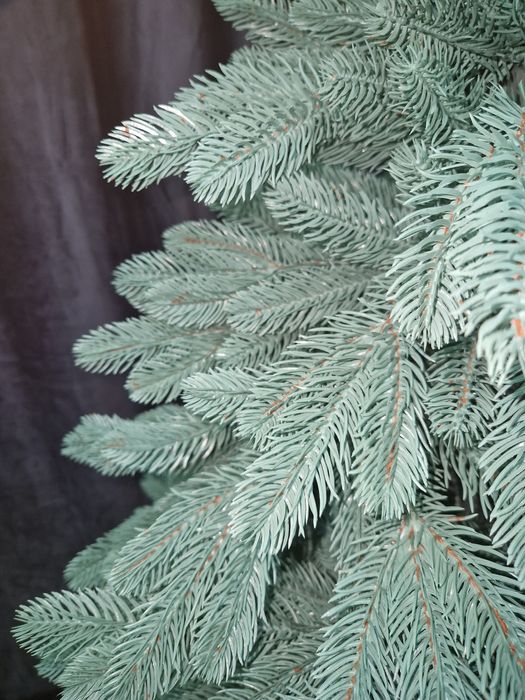 Ялинка штучна лита блакитна 1,8м Елка литая искусственная голубая 180