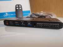 Konsola KVM 2X2 HDMI 2.0 4X USB 3.0  Matryca Switch 2 monitor 4K