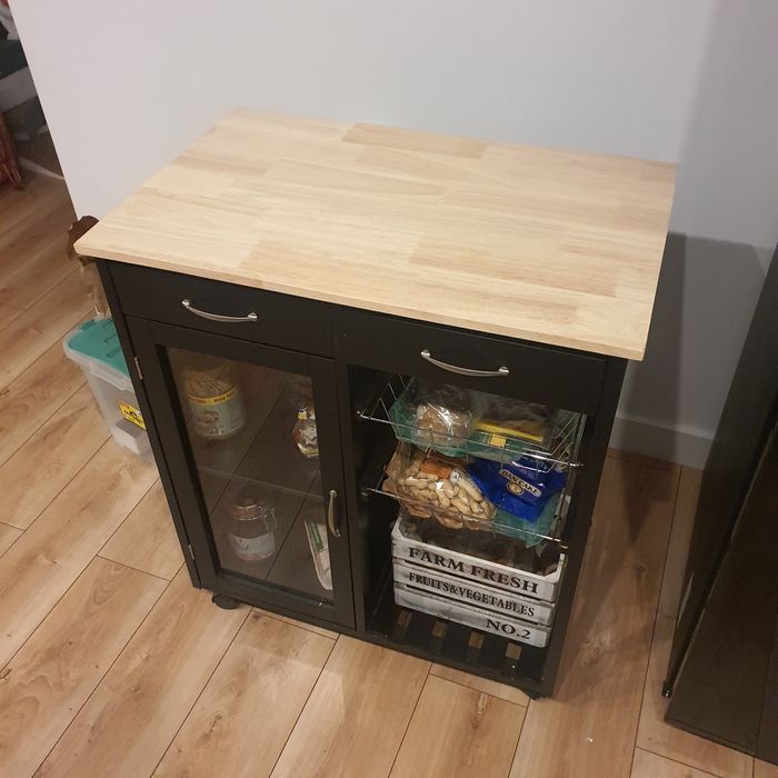 Szafka na kółkach blat kuchenny