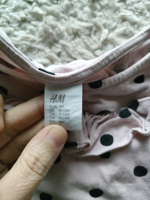 Koszulka z długim rękawem 9-12 msc