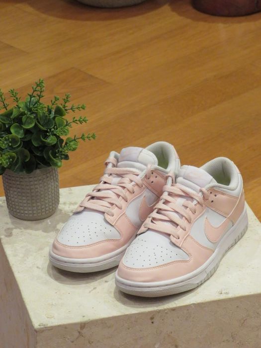 Sapatilhas Nike Dunk Low Rosa | Tamanho 38.5 | Como Novas | Solas Perf