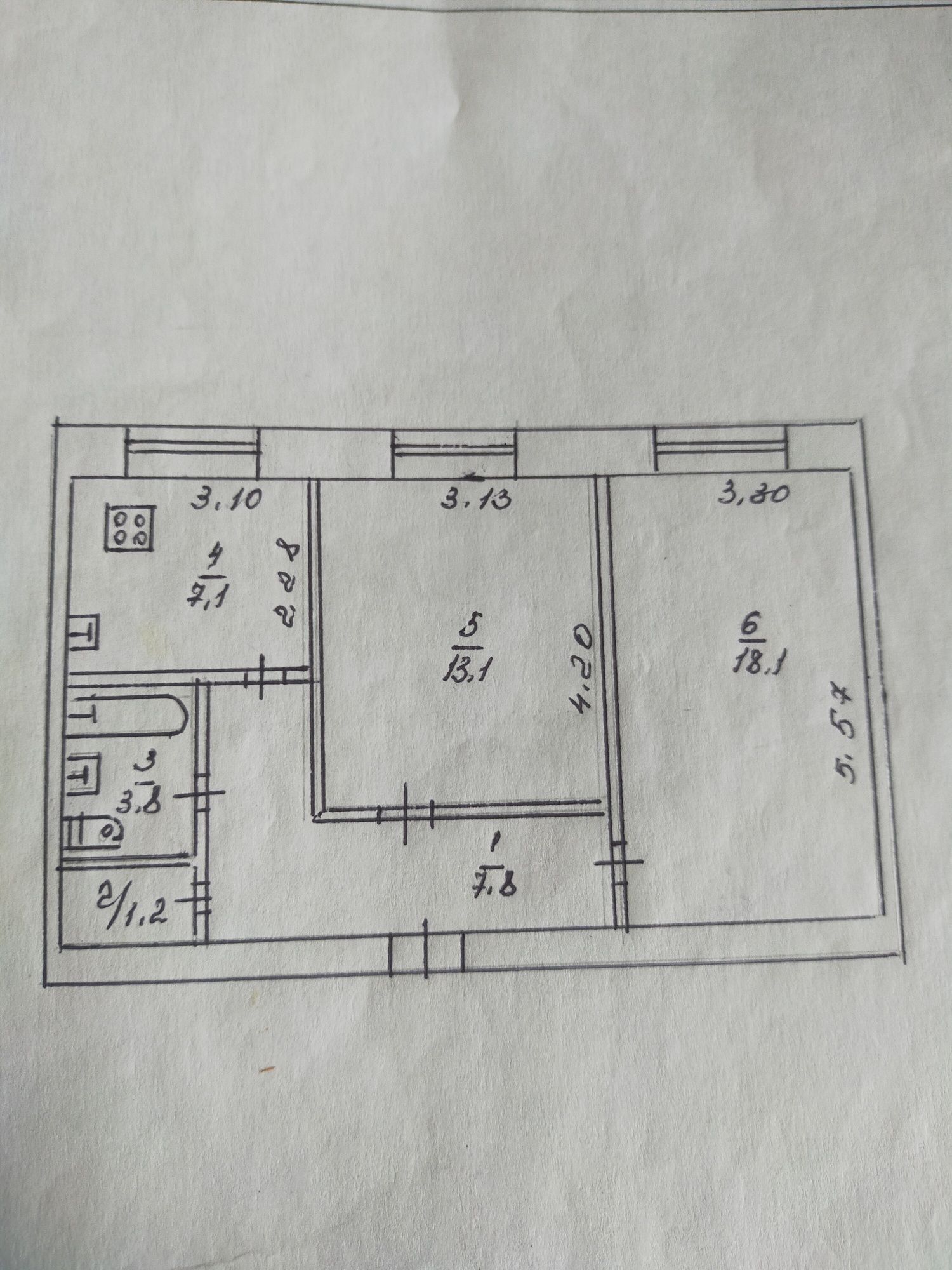 Продам квартиру з гарним ремонтом