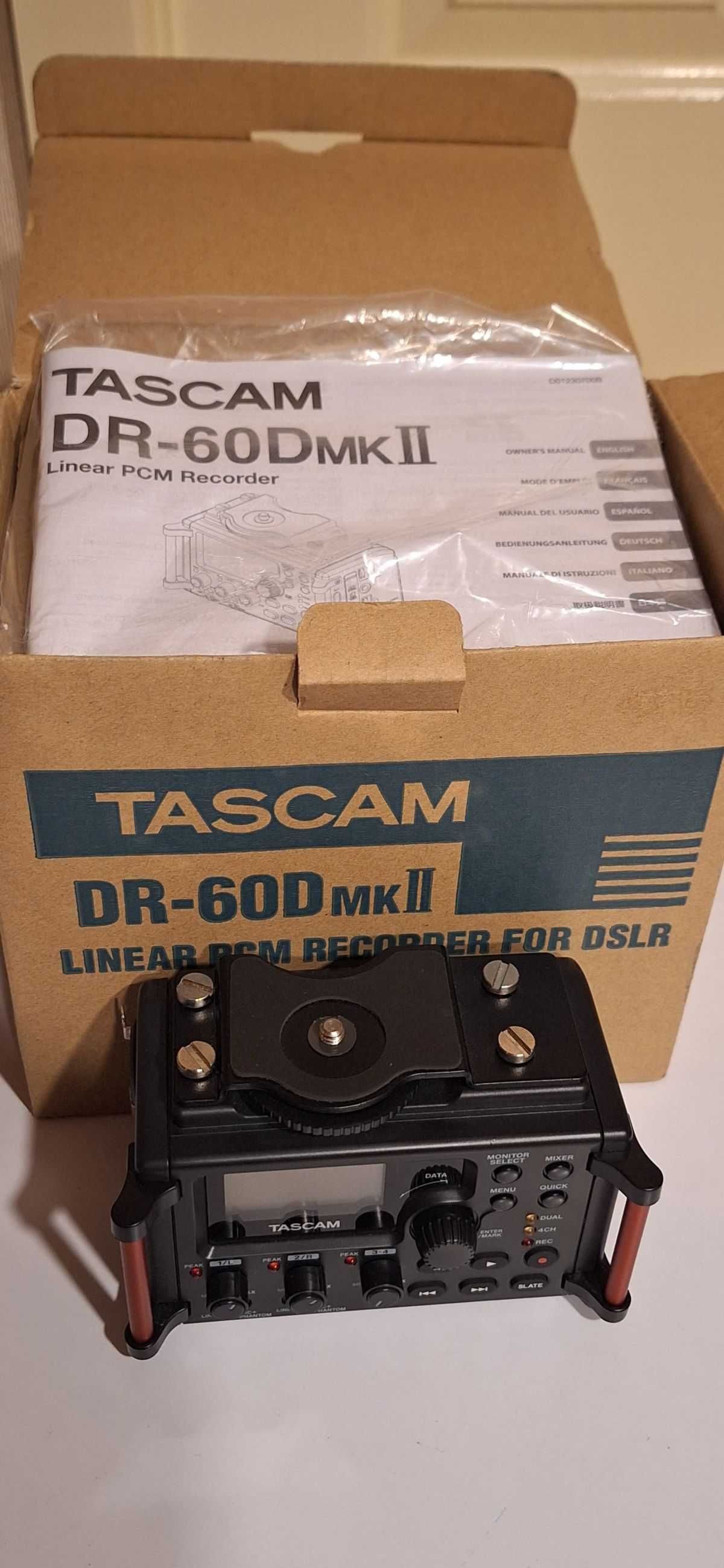 Sprzedam rejestrator audio TASCAM DR-60DMKII