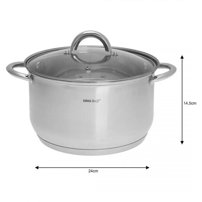 kinghoff zestaw garnków 6 elem. kh-4447