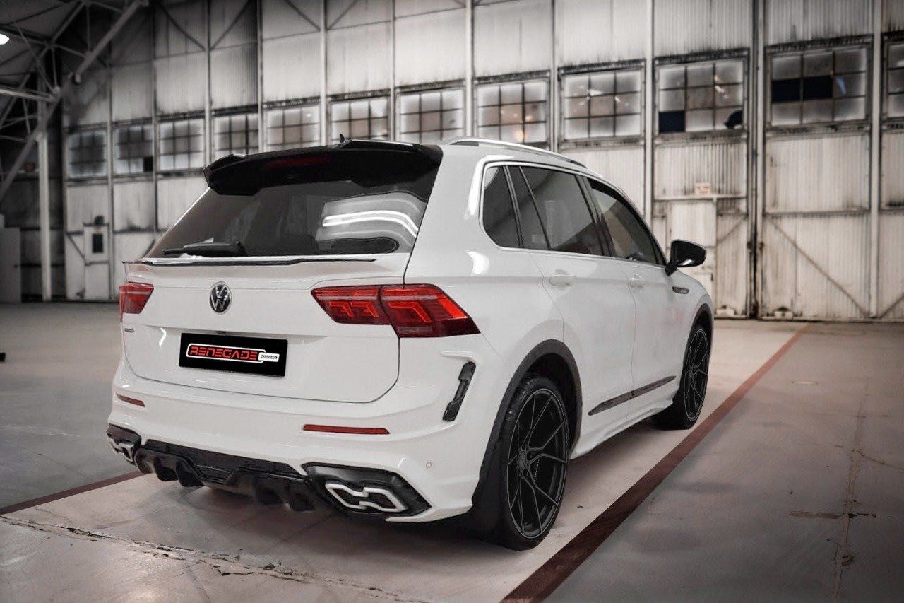 Спойлер на Volkswagen Tiguan накладка на багажник бленда антикрыло