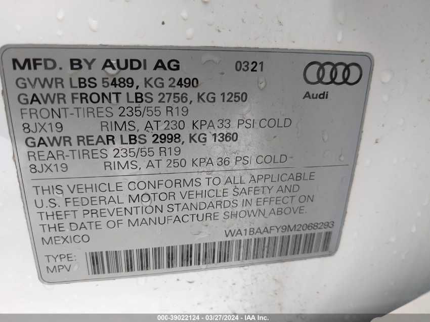 Audi Q5 Premium Plus 45 Tfsi Quattro S Tronic 2021