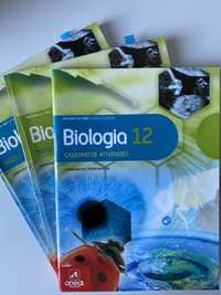 Manuais e caderno de atividade de Biologia 12° ano