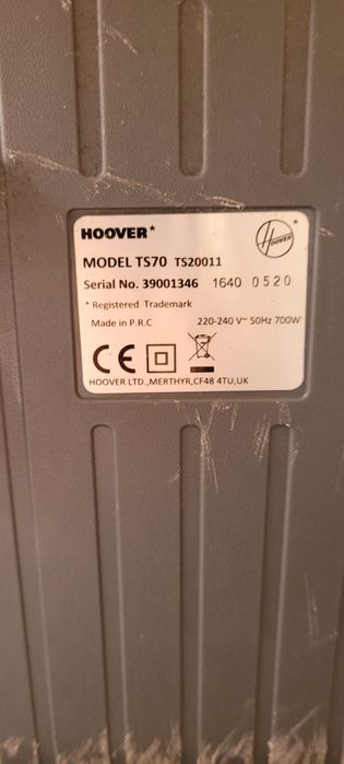 Vendo Aspirador Hoover Thunder Space usado